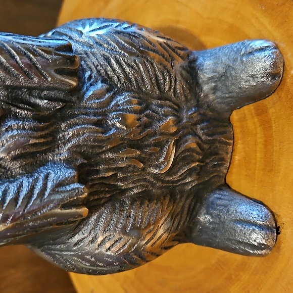 Silver Rabbit Sculpture 12.5" Tall Nice Hare Details - Picture 7 of 14